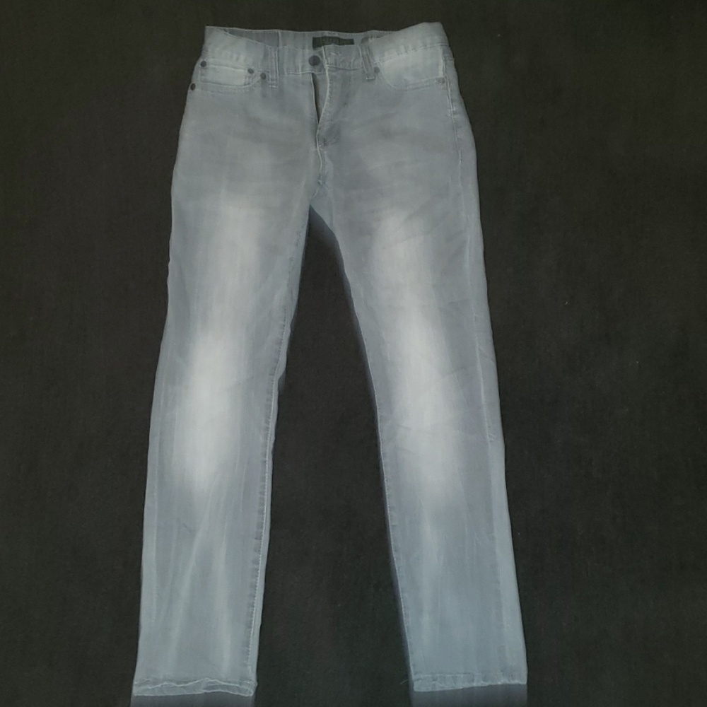 Grey jeans.